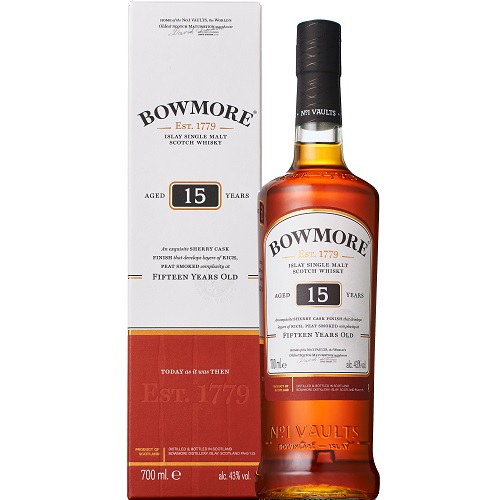 【楽天市場】ボウモア 15年 700ml 43度 正規品 箱付 Bowmore