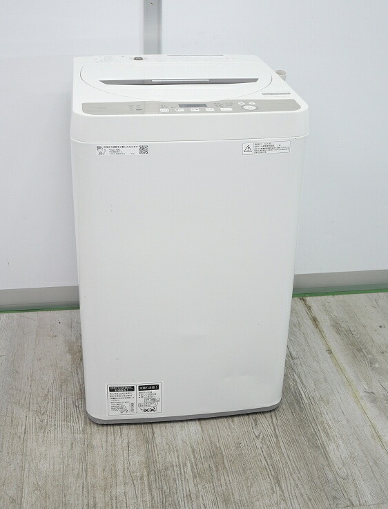 6/25終 YA】高年式 SHARP シャープ 全自動電気洗濯機 ES-GE7D 7kg 2020
