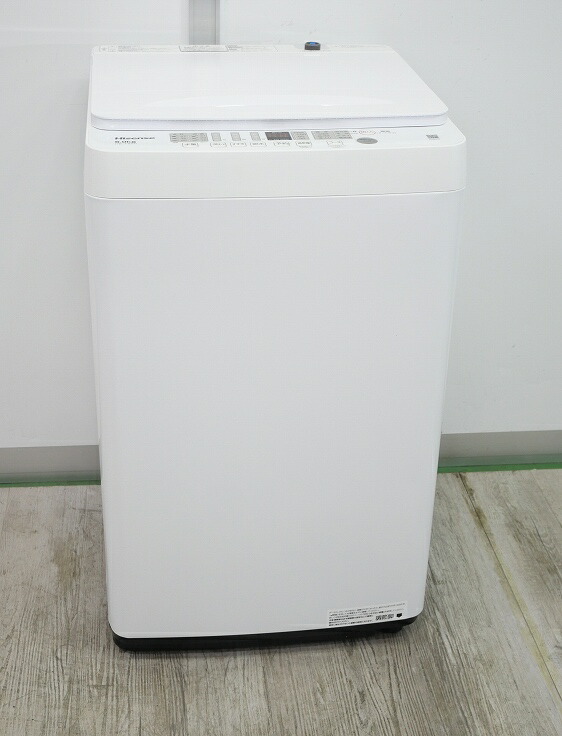 Hisense製/2023年式/6kg/全自動小銃洗い濯ぎ機/HW-T60H 洗濯機-生活家電