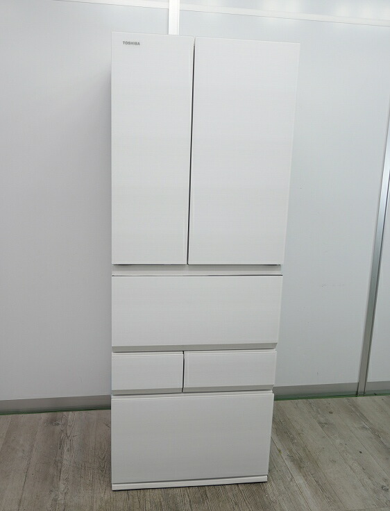 【未当て嵌める品】東芝製6部屋の入り口/550L/ノンフロン冷蔵冷凍器/GR-V550FZS(TW)