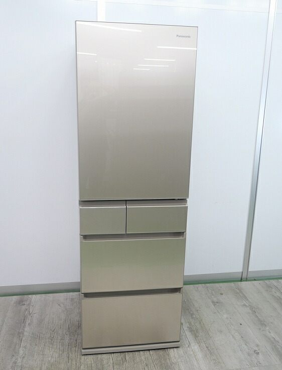 【未当て嵌める品】Panasonic製/5部屋の入り口/ 450L/ノンフロン冷蔵冷凍器/NR-E459PX-N