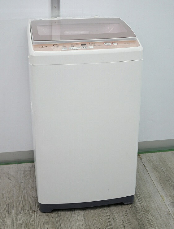 アクア製/2019年式/7kg/全自動洗濯機/AQW-KSGP7G 13,651円