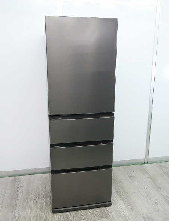アクア製4部屋の入り口/2024年式/362L/ノンフロン冷蔵冷凍器/AQR-36R(DS) 冷蔵庫・冷凍庫-家電