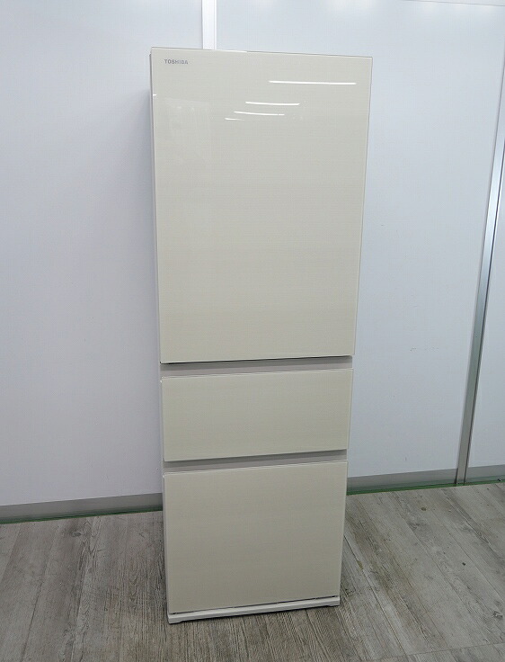 東芝製3ドア/2023年式/356L/ノンフロン冷蔵冷凍庫/GR-U36SVL(UC) 44,902円