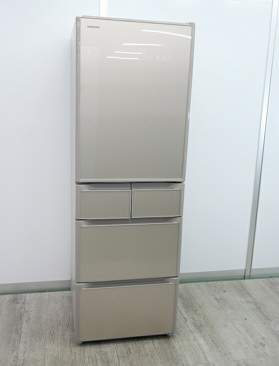 日立製/5部屋の入り口/2020年式/401L/ノンフロン冷蔵凍結器/R-S40K(XN)