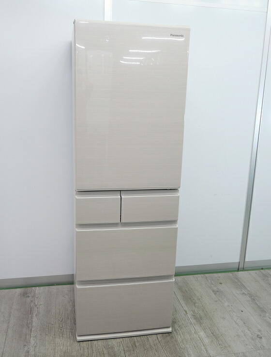 Panasonic製5部屋の入り口/2022年式/406L/ノンフロン冷蔵冷凍器/NR-E418EX-N A