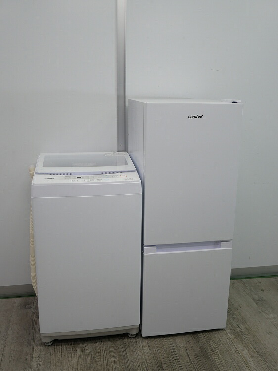 comfee製/25年式/136L,5.5kg/中古家電2点セット｜激安学生リサイクルショップ 33,462円
