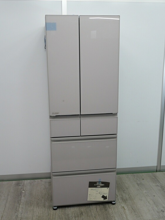 【未当て嵌める品】三菱製/6部屋の入り口/硝子部屋の入り口/495L/ノンフロン封鎖電気冷蔵庫/MR-WZ50K-C