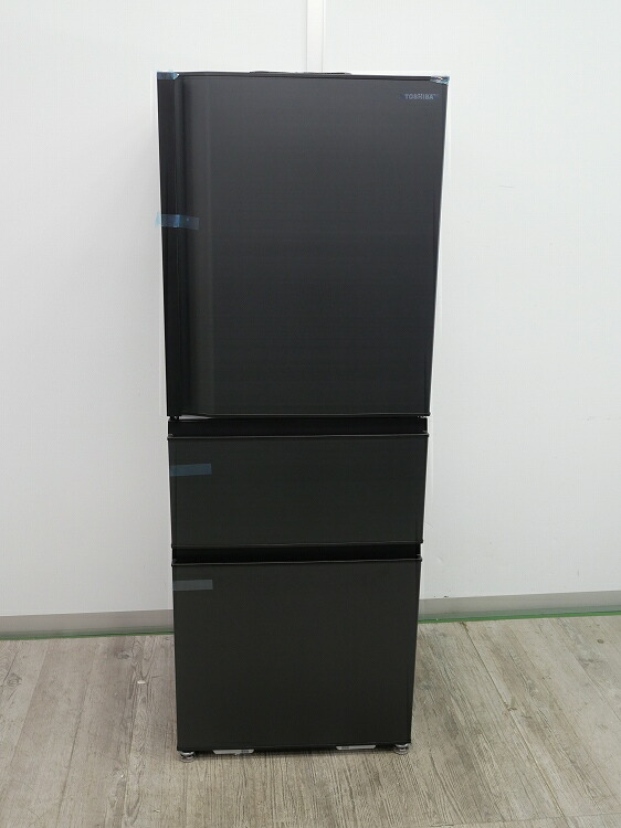 【未当て嵌める品】東芝製3部屋の入り口/引っ敷き濃灰色/326L/ノンフロン封鎖電気冷蔵庫/GR-W33SC(KZ)