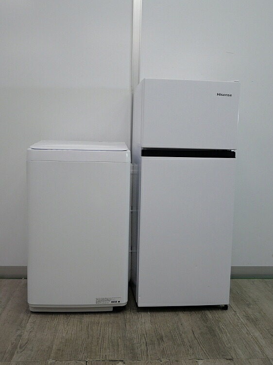 Hisense製 25年式24年式 124L,5.5kg 中古家電2点セット 家電一人暮らしセット 洗濯機と冷蔵庫セット 冷蔵庫と洗濯機 冷蔵庫洗濯機 洗濯機と冷蔵庫 せっと 新生活家電セット 新生活セット 1人暮らし 中古家電セット 中古家電ネット販売 新生活応援家電セット 家電二点セット｜激安学生リサイクルショップ