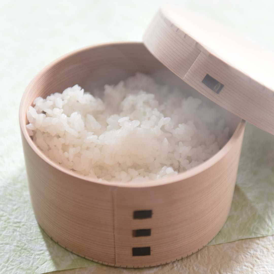 【大館曲げわっぱ おひつ ２号】  秋田杉 わっぱおひつ 言い慣わし芸術 貨物輸送無料 弁当箱・弁当袋-キッチン用品・食器・調理器具