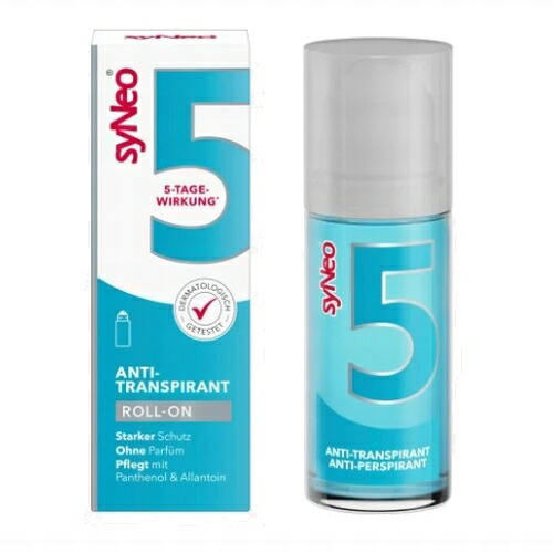 【送料無料】SyNeo 5 Anti-transpirant ohne Parfum unisex ロールオン 香料不使用 ユニセックス デオドラント 50ml 海外通販