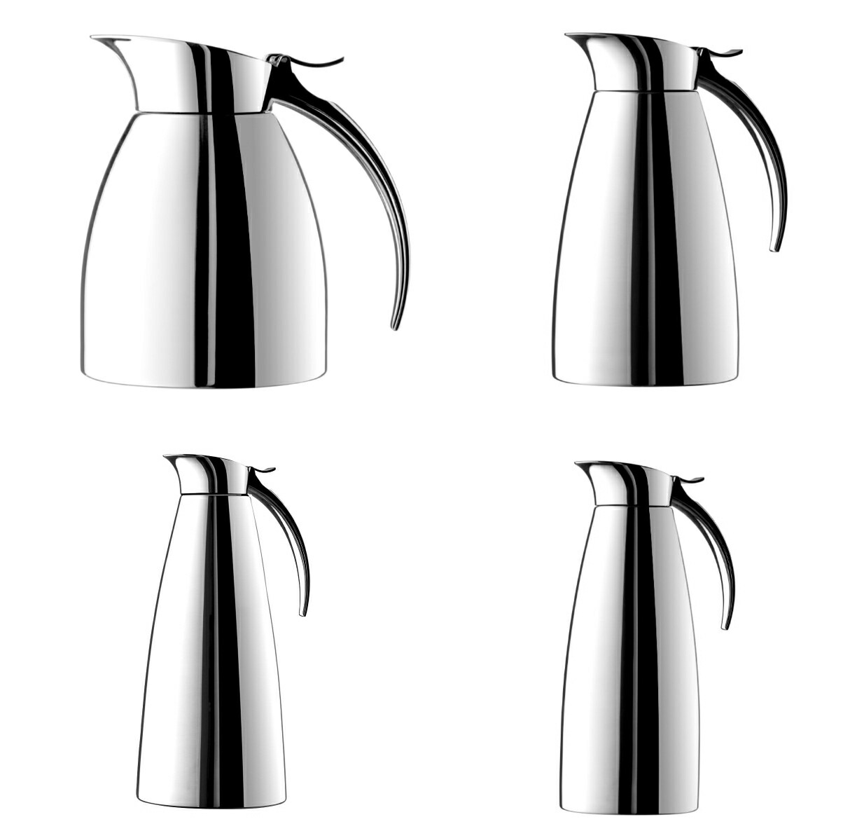 emsa エムザ eleganza エレガンザ 魔法びん 卓上用ポット ( 0.3L / 0.6L / 1L / 1.3L ) 4サイズ展開 並行輸入品 海外通販