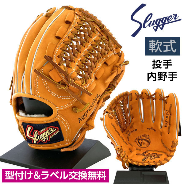 楽天市場】久保田スラッガー 軟式 グローブ 内野 投手 野球 KSN-MS-1 Gイエロー×タン : カワイスポーツ