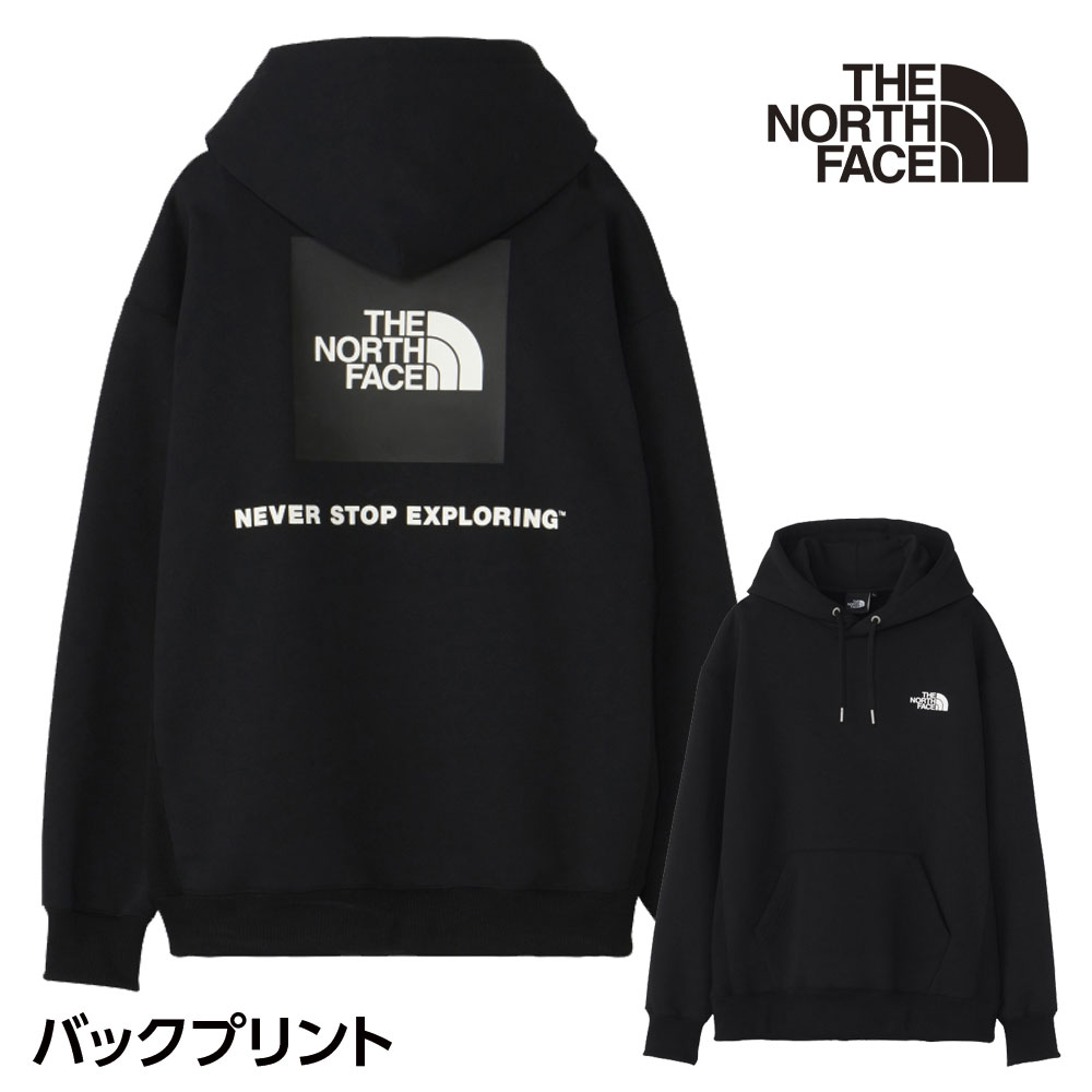 【楽天市場】ザ・ノース・フェイス アウトドア ウェア ユニセックス バックスクエアロゴフーディ バックプリント NT62348 ブラック