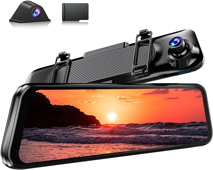 ドライブレコーダー 4Kミラー型 後カメラズーム機能 12インチ 前後カメラ IMX 415センサー Type-C電源ポート 2160P UHD 大画面 GPS搭載 HDR/WDR搭載｜Forest