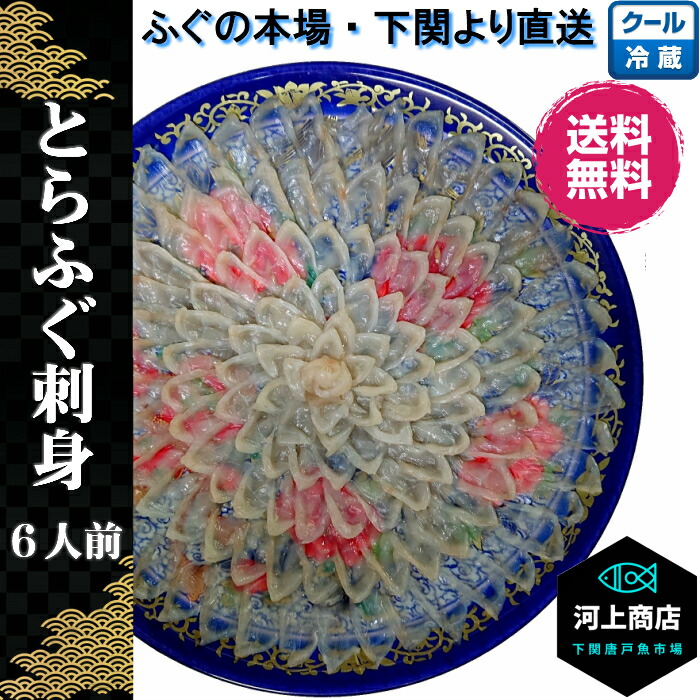 【下関とらふぐ】フグ ふぐ ふぐ刺し 河豚 とらふぐ ふぐ刺身 fugu「冷蔵」 約6人前 30cm ふぐ料理 ふぐ皮 てっさ 海鮮 お取り寄せ グルメ ギフト お誕生日祝 御礼 お祝い 送料無料 山口 下関唐戸市場