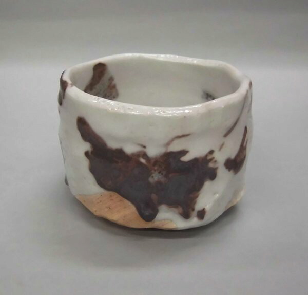 抹茶茶碗 志野鉄釉