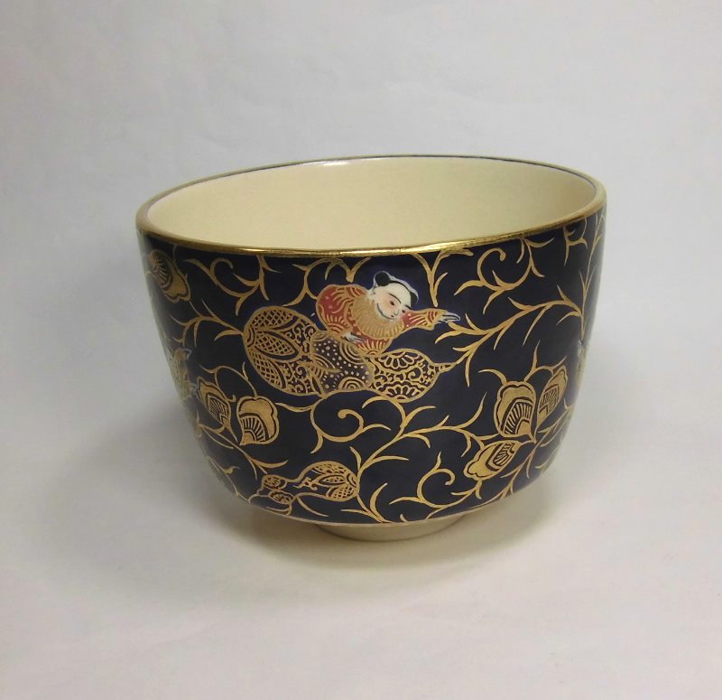 楽天市場】茶道具 抹茶茶碗色絵 宝尽しに子杉田祥平 清閑寺窯 : 佐藤大観堂