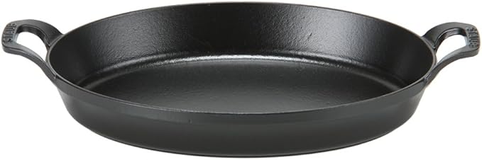 ストウブ staub オーバルスタッカブルディッシュ 28珊 黒 40509-341 日本定め事品御勤め用 5個