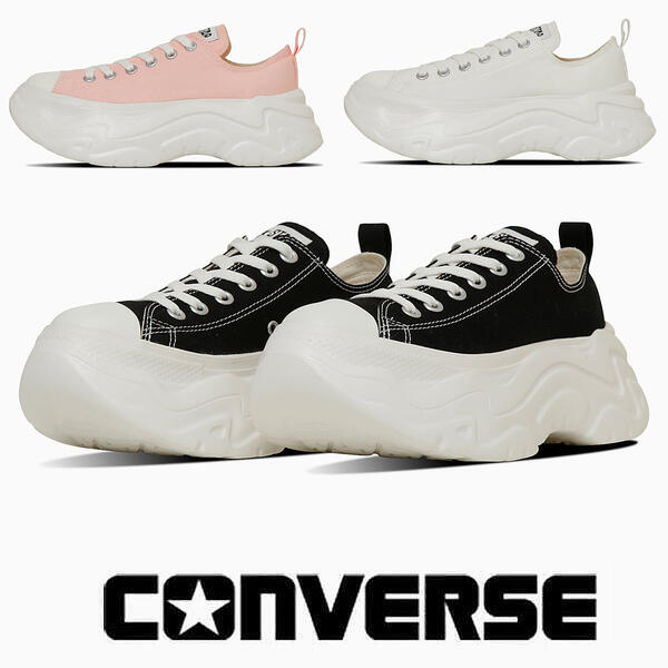 コンバース オールスター シティハイク ローカット CONVERSE ALL STAR CITYHIKE ox スニーカー メンズ レディース アプリコットピンク ホワイト ブラック 厚底 ボリュームソール 6cm