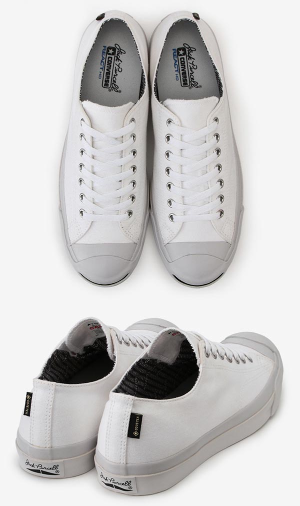 楽天市場 コンバース ジャックパーセル ゴアテックス Rh ホワイト白 Converse Jackpurcell Goretex Rh メンズ レディース 透湿防水スニーカー 送料無料 シューズ スニーカーカワカミ靴店