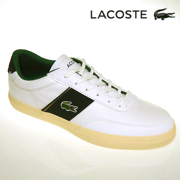 楽天市場 ラコステ スニーカー メンズ Court Master コートマスター 319 6 ホワイト ダークグリーン 白 緑 Lacoste Cma066l 1r5 レザー 靴シューズ 送料無料 シューズ スニーカーカワカミ靴店