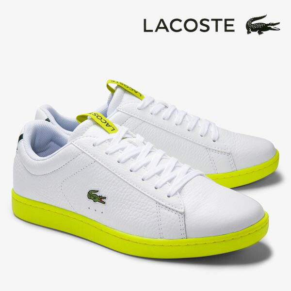 楽天市場 ラコステ スニーカー レディース Carnaby Evo 03 1 ホワイト イエロー 白 Lacoste カーナビーエボ Sf V05 送料無料 シューズ スニーカーカワカミ靴店