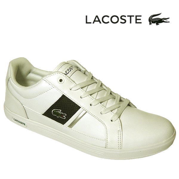 楽天市場 ラコステ レザースニーカー メンズ Europa 0721 1 ホワイト ダークグレー 白 Lacoste Sm 2a7 ヨーロッパ 送料無料 シューズ スニーカーカワカミ靴店