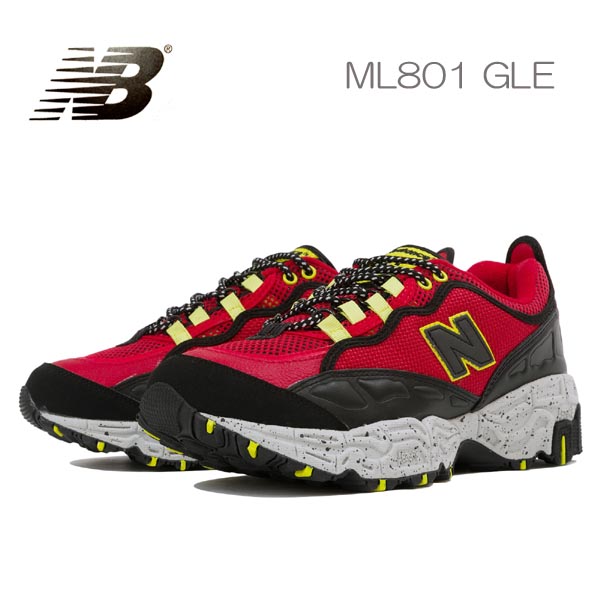 楽天市場 ニューバランス スニーカー メンズ Ml801 Trail Gle Newbalance レッド赤トレイルランニング アウトドア 送料無料 シューズ スニーカーカワカミ靴店