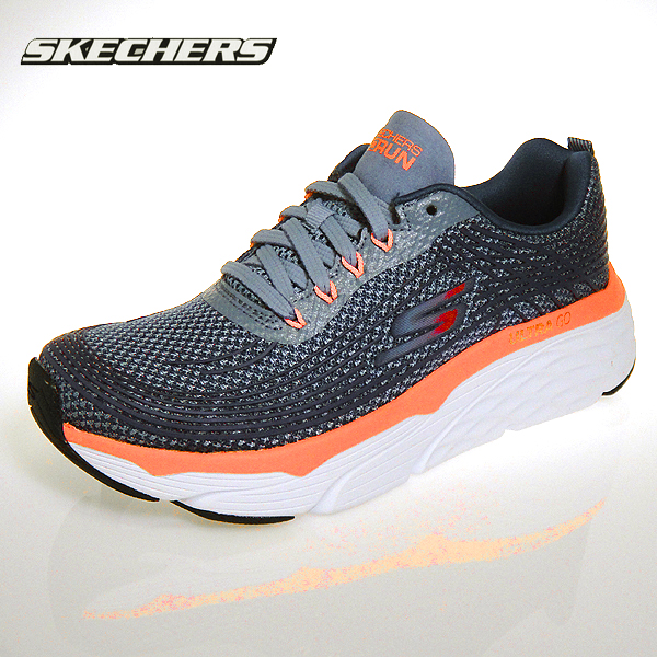 楽天市場 スケッチャーズ レディース スニーカー レースアップ Prpk Skechers Max Cushioning Elite パープル ピンク ウルトラゴーフォーム 厚底 送料無料 シューズ スニーカーカワカミ靴店