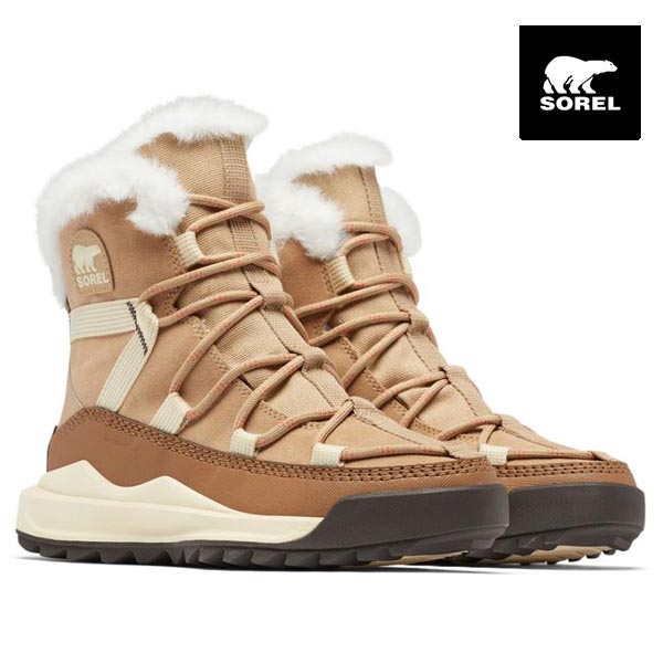 SOREL ソレル nl5050 262 アウトアンドアバウト リミックス グレイシー ウォータープルーフ あったか防寒防水 レディース ブーツ スニーカー ONA RMX GLACY WP 262 Canoe、Sea Salt  送料無料
