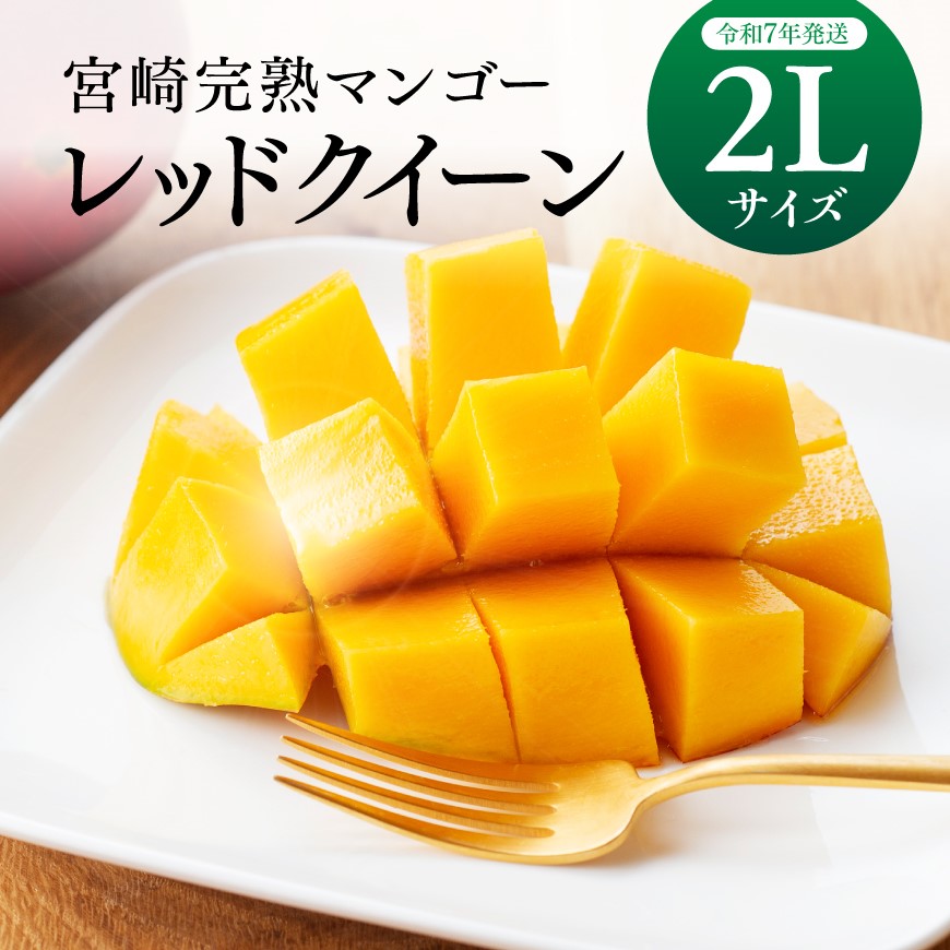 【令和7年発送】宮崎県産完熟マンゴー「レッドクイーン」2L