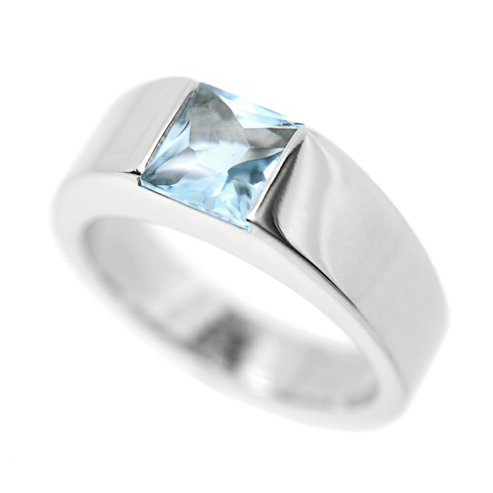 楽天市場】CARTIER カルティエ タンクリング アクアマリン サイズ#51