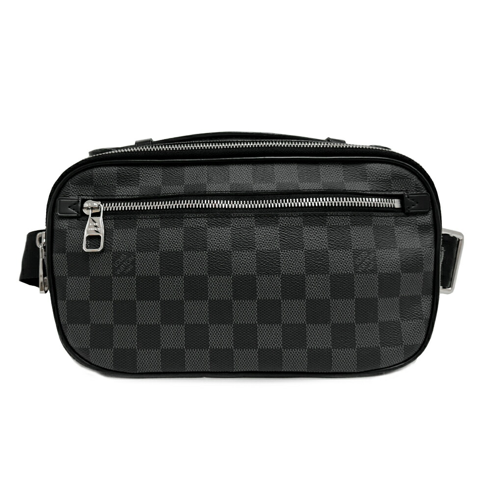 [中古] ルイヴィトン ダミエ・グラフィット アンブレール N41289 ボディバッグ 3WAY ショルダーバッグ バムバッグ LOUIS VUITTON｜質かわむら店