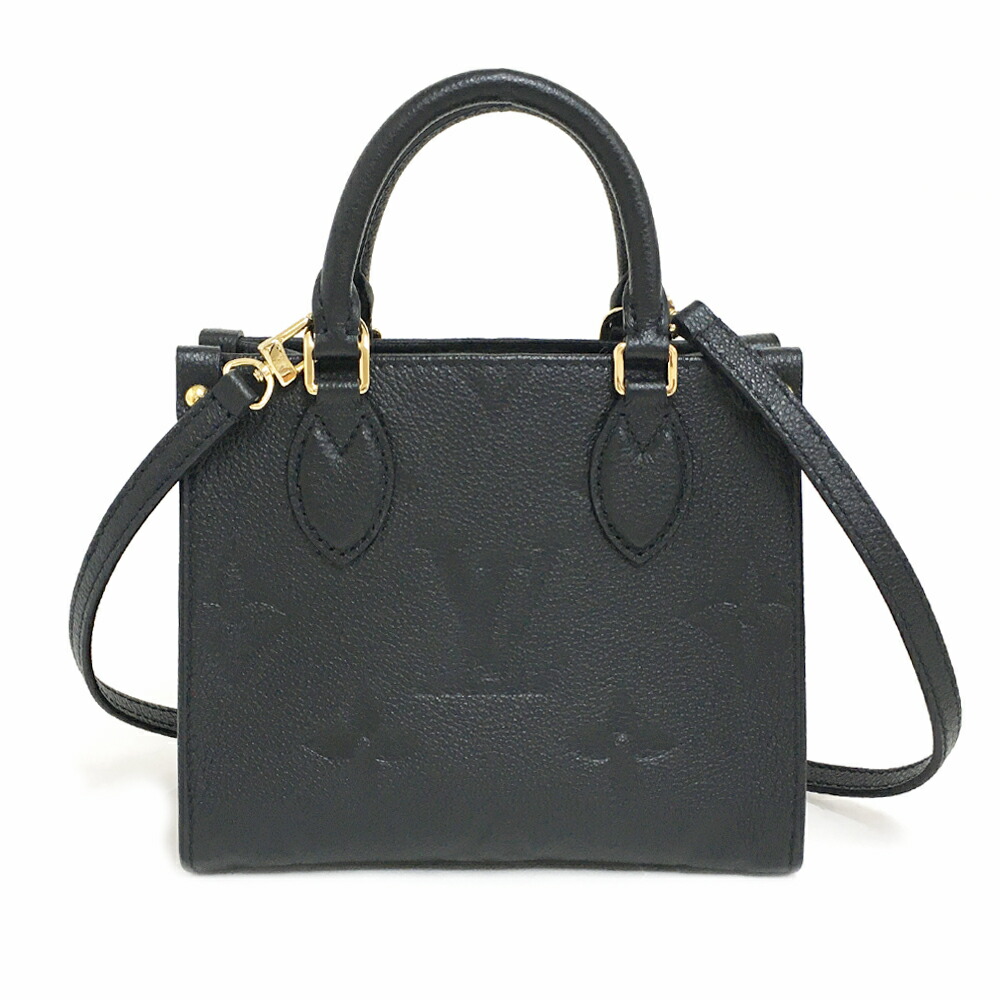 [中古] ルイヴィトン モノグラム・アンプラント オンザゴー BB M46993 ハンドバッグ ショルダーバッグ 2WAY ミニトート LOUIS VUITTON