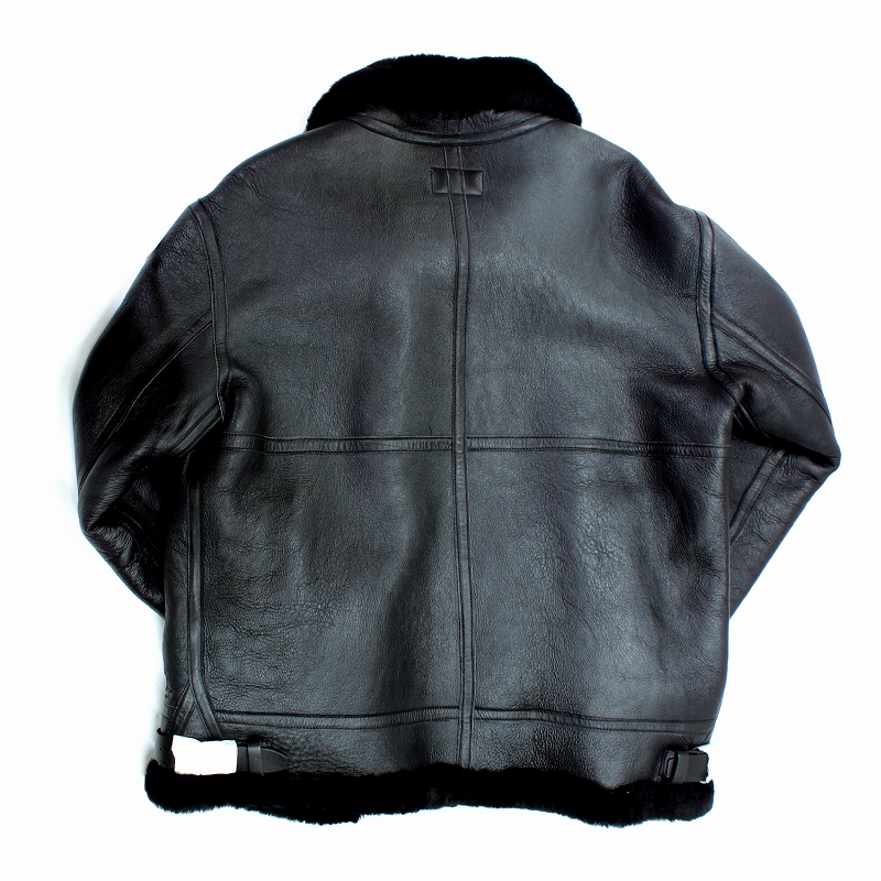 kawanotajimaya: Men's B-3 Sheepskin&mouton leather jacket(6818 ...