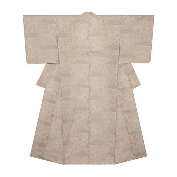 結城紬　単衣着物 楽天市場】単衣 結城紬 重要無形文化財指定 (結) 小紋 紬 御仕立上り