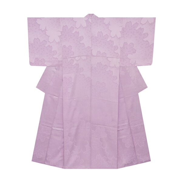 楽天市場】南天模様地紋灰梅色 無地 袷着物【未着用品】 : 銀座かわの屋