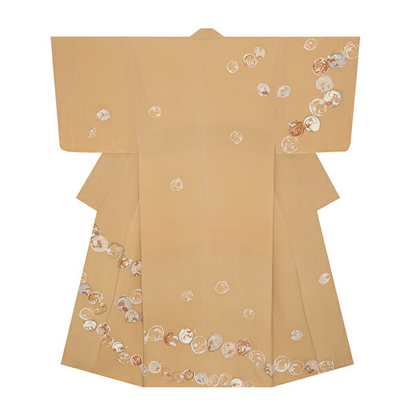 楽天市場】訪問着 手描友禅 正絹 新品 未仕立て 桔梗 秋草文様 訪問着