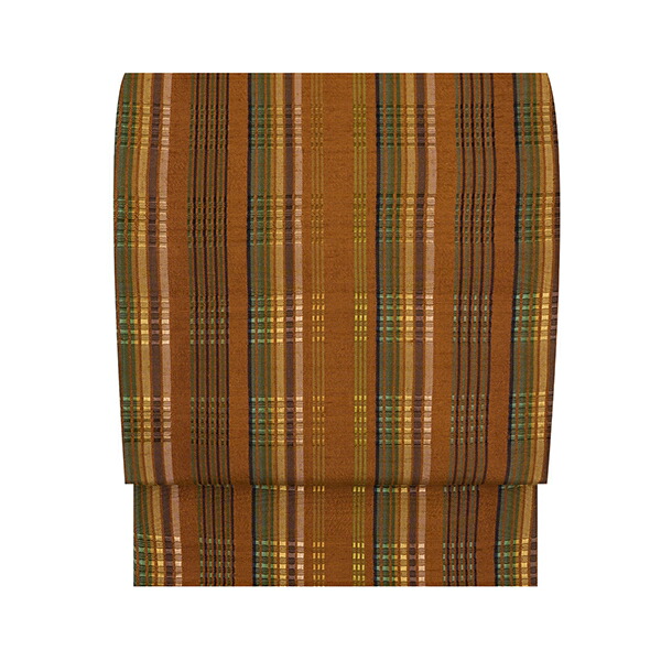 a*t様 名古屋帯 格子の琉球絣 八寸 正絹 AO-6448 a*t様 名古屋帯 格子の琉球絣 八寸 正絹 AO-6448