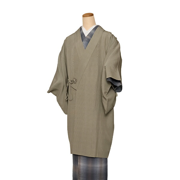 「長立涌文様」 江戸小紋　道中着コート 【中古】 30,030円
