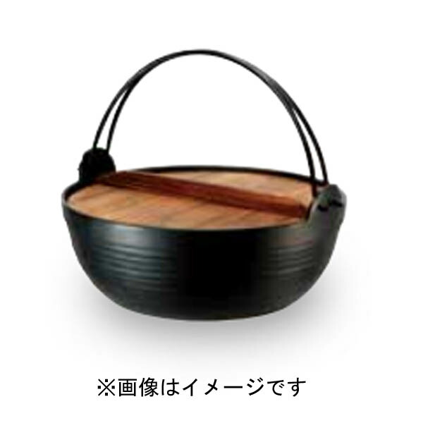 【日づけ決める・代引不可】池永鉄工 南部地方鉄 割烹丸鍋 27糎【直送品】【沖縄離島不可】