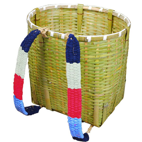 楽天市場】背負い籠 （丸） 大 山菜採り キノコ採り 収穫 農産物 道具