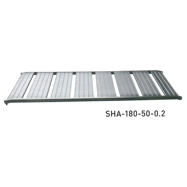 ALINCO【個人様OK】【1本単位】アルミブリッジ SHA-180-50-0.2　６尺　幅50cm　0.2t【送料無料】