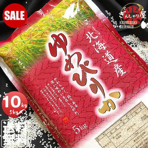 300円OFFクーポン【SALE PRICE DOWN】ポイント2倍 令和7年産 北海道産 ゆめぴりか 10kg (5kg×2袋セット) ＜白米＞ 【送料無料】 【北海道米 送料込み 米 お米 真空パック選択可】