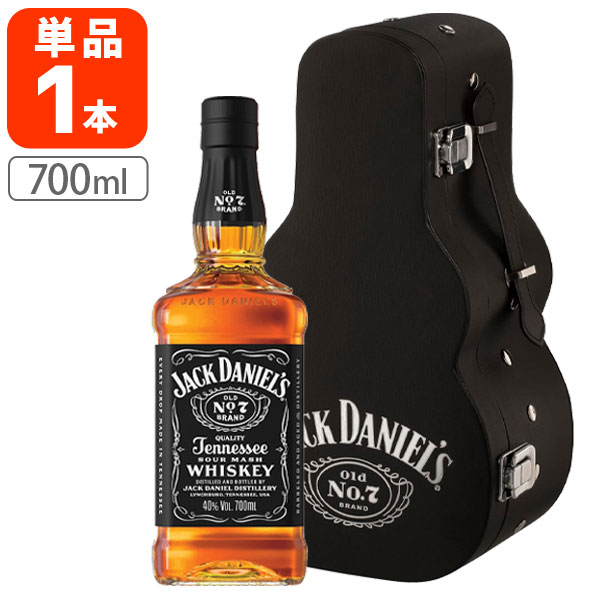 【送料無料】[並行輸入品] ジャック ダニエル ブラック ギターパック 40度 700ml×1本 JACK DANIEL'S テネシー ウイスキー [S.8034.1.SE] 9,000円