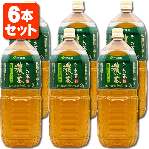 楽天市場 伊藤園 おーいお茶 濃い味 2l 6本 緑茶 日本茶 ソフトドリンク お茶 飲料 ペットボトル飲料 ドラッグスーパー Alude