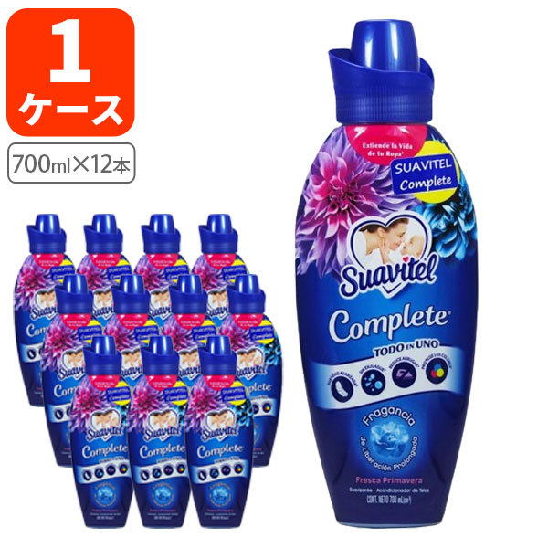 【1ケース(12本)送料無料】 スアビテルソフナー フィールドフラワー (フリスカプリマベーラ) 700mlボトル×12本[1ケース] ＜柔軟剤＞ ※沖縄県は送料無料対象外 メキシコ Suavitel コルゲート社 洗濯用品 [T.1584.-.SE]