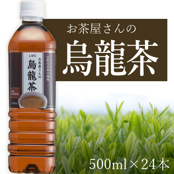 市場 24本セット送料無料 沖縄県は送料無料対象外 九州 ※北海道 お茶屋さんの烏龍茶 500ml×24本 LDC 1ケース